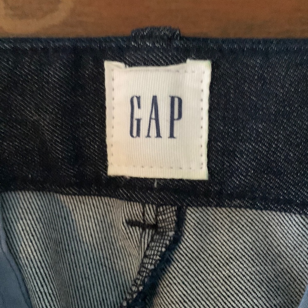 Gap Skinny Ankle Jeans. Dark blue denim.